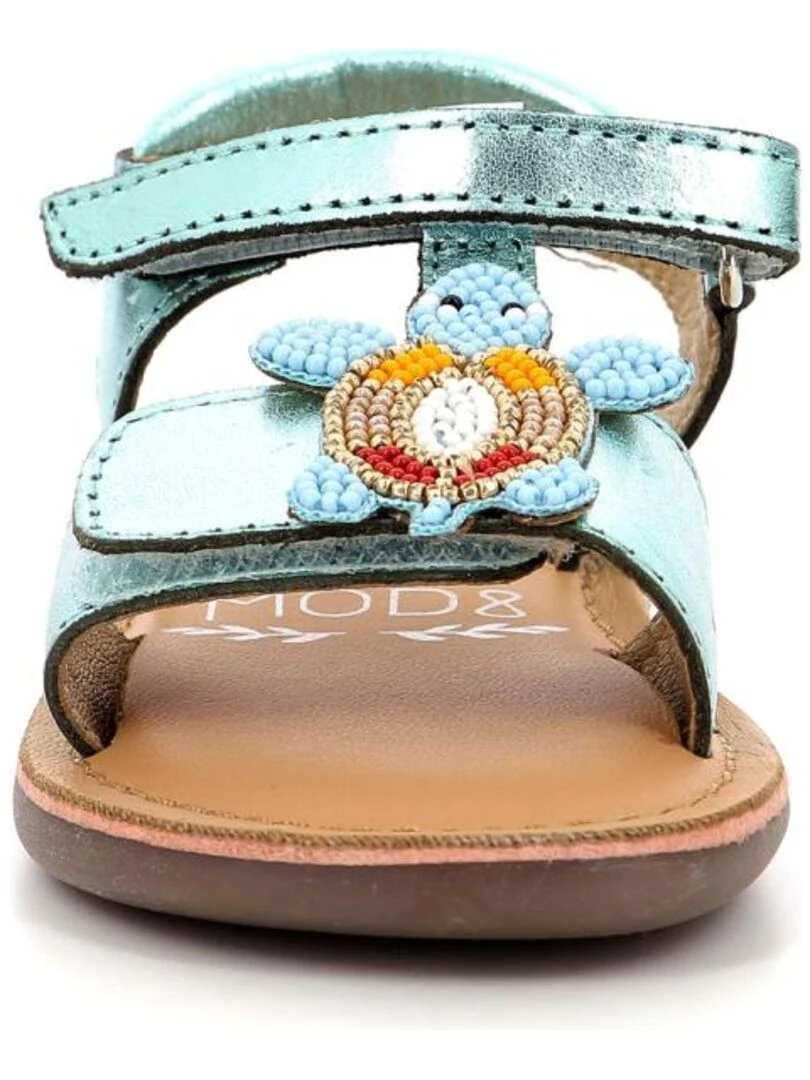 Sandales Cuir Cloonimals   Bleu