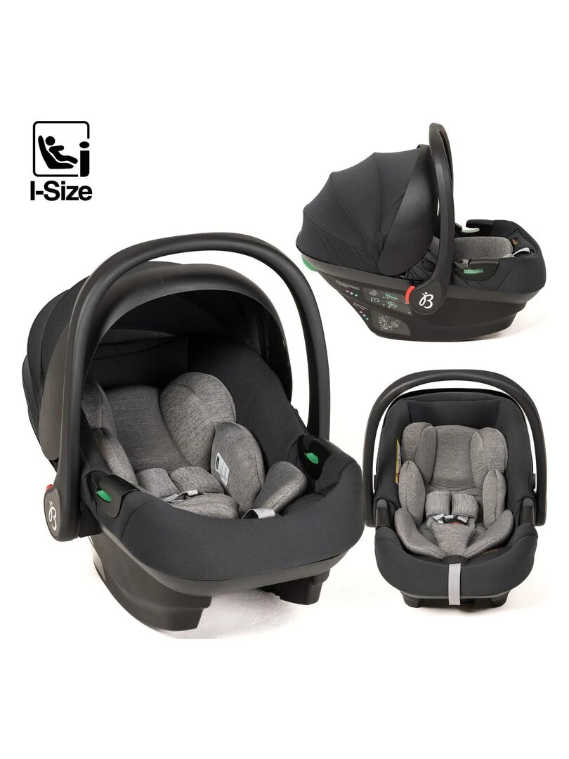 BEBELISSIMO Siège auto bébé Cosy CRIOS I size groupe 0+ de 0 à 21kg de 40 à 87cm gris Gris