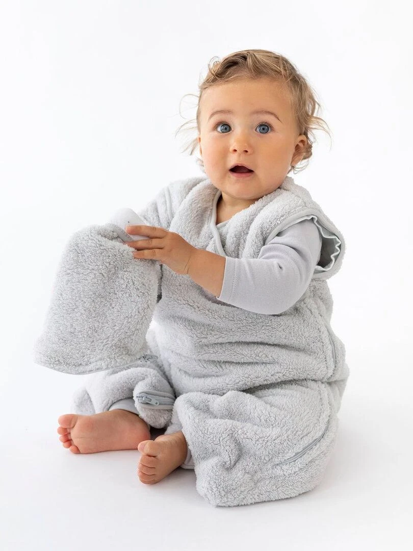 Bemini Nid d'ange BISIDE ouatiné Pady jersey et jersey   Gris foncé