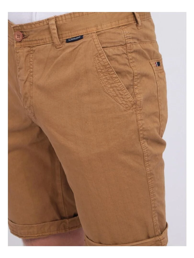 Bermuda coupe droite BROWEN   Marron