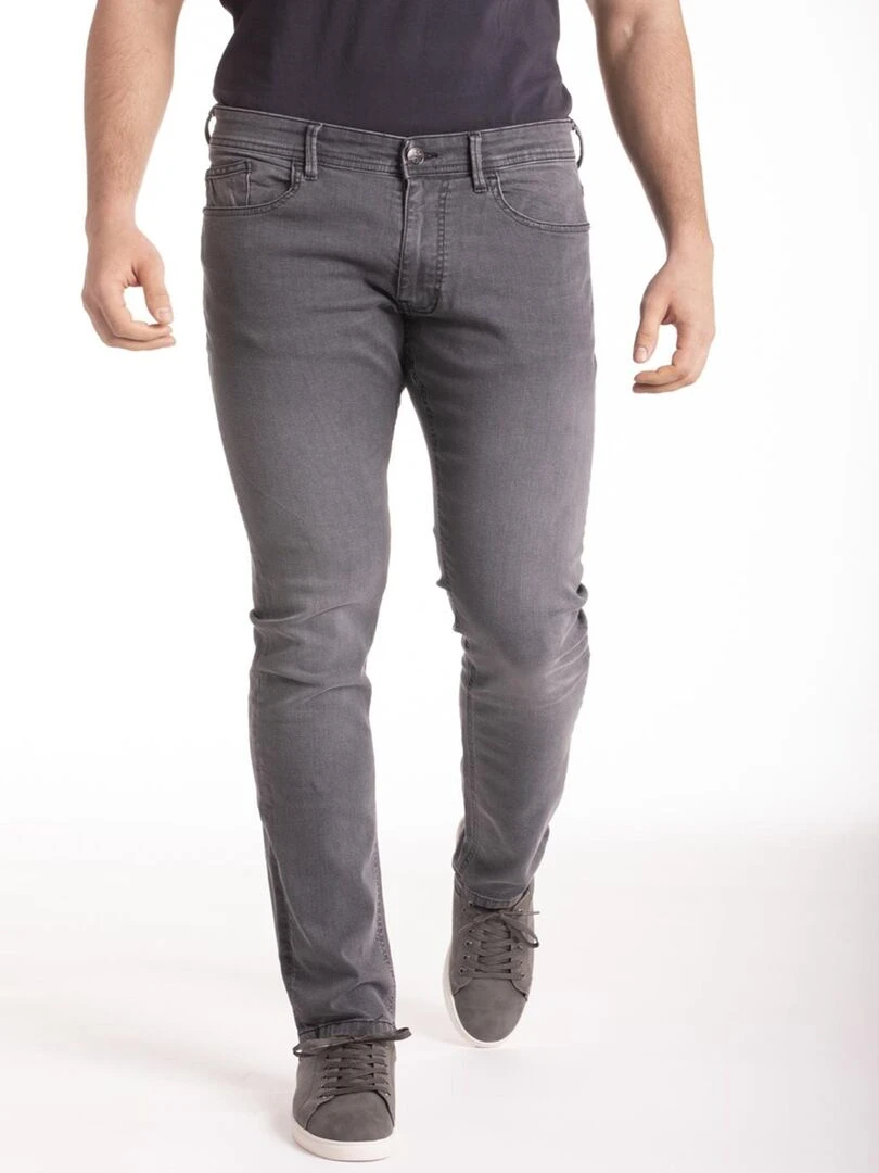 Jeans RL80 stretch Fibreflex® coupe droite ajustée BERANG 'Rica Lewis' Gris