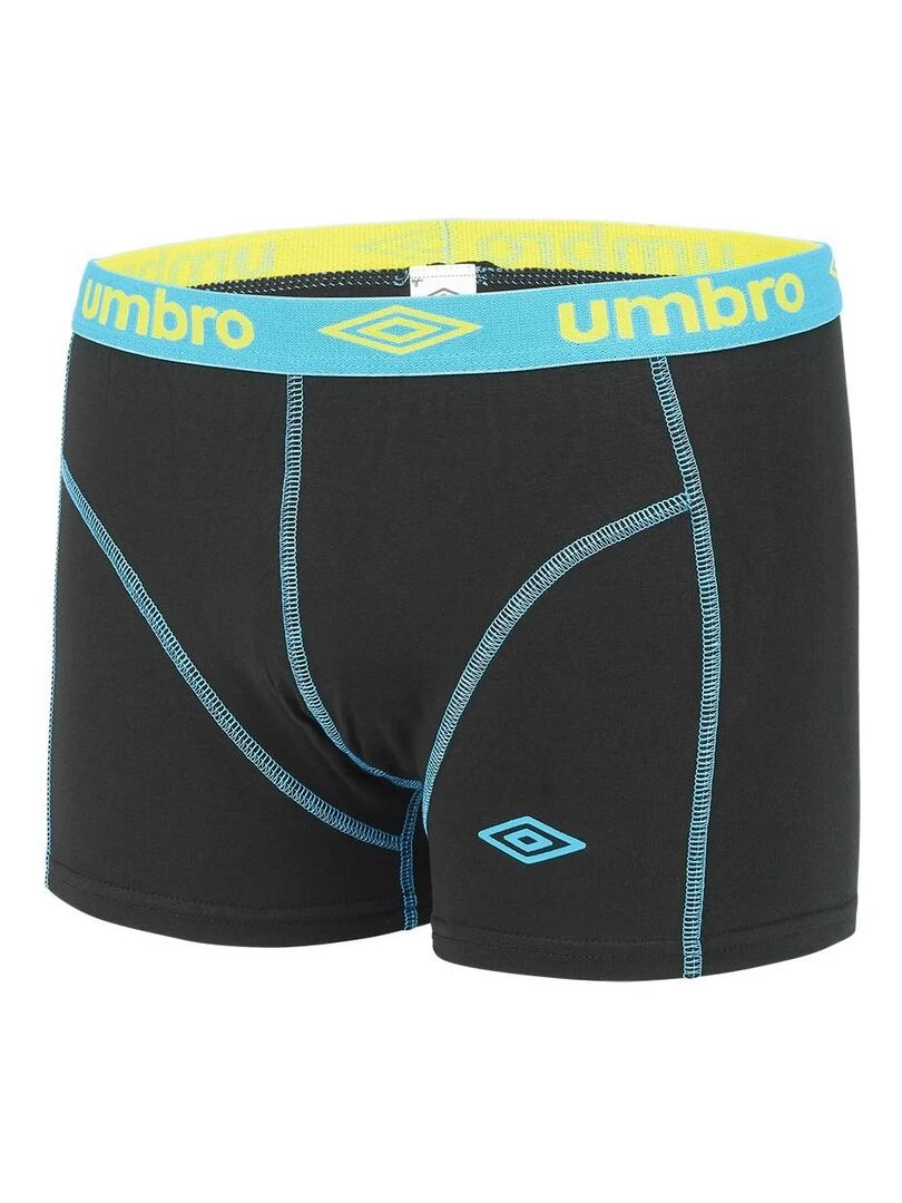 Lot de 4 Boxers coton homme Umbro   Noir