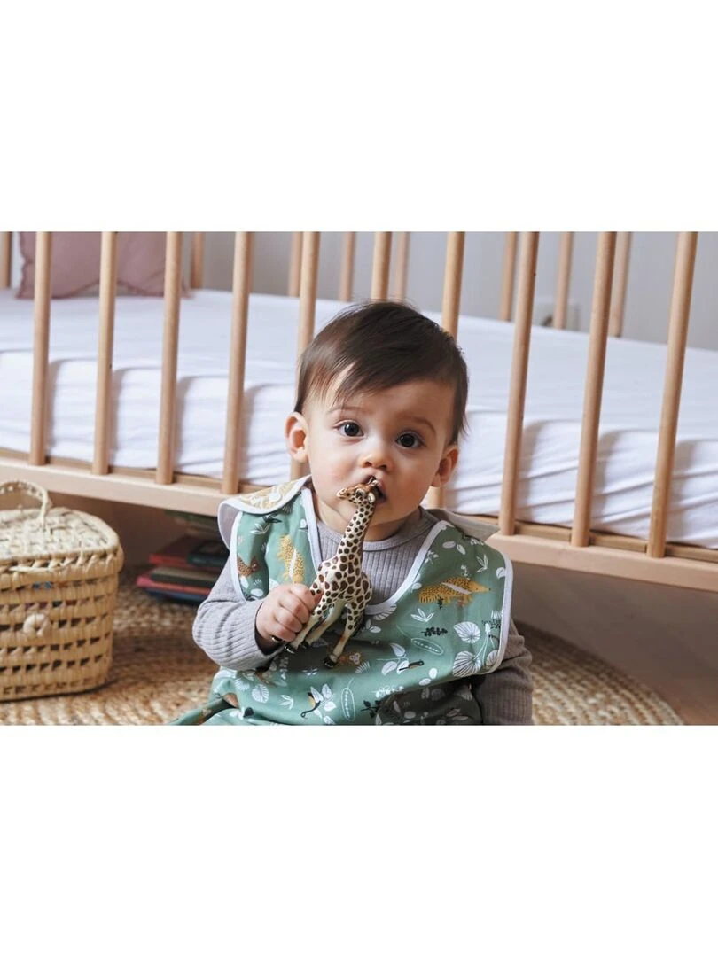 Tinéo   Gigoteuse évolutive 9 36 mois été   Safari   Blanc Vert Blanc