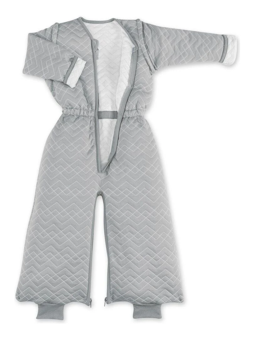 Bemini Gigoteuse  avec moufles Pady velvet et jersey   Rose clair