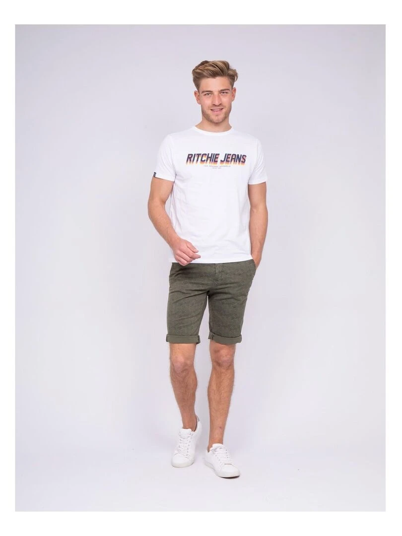 Bermuda chino motifs BOLMON   Kaki