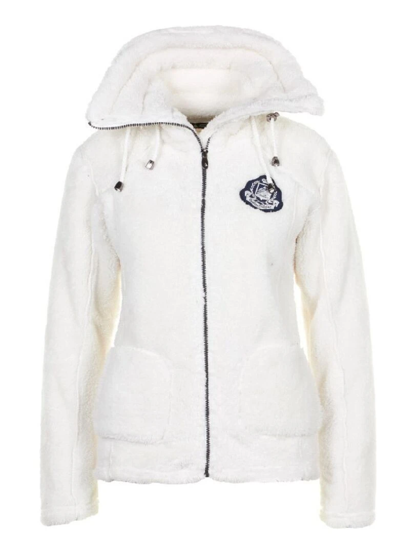 Blouson polaire femme ASANA Ecru