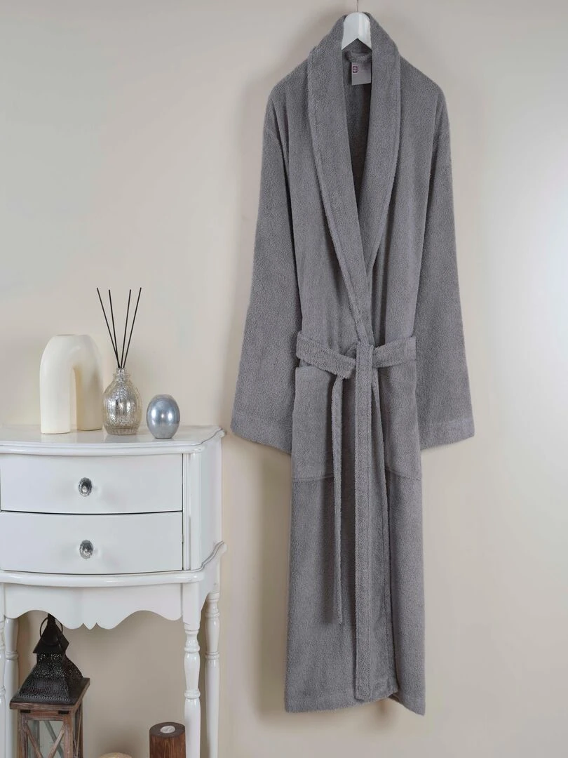 Peignoir Homme Gris