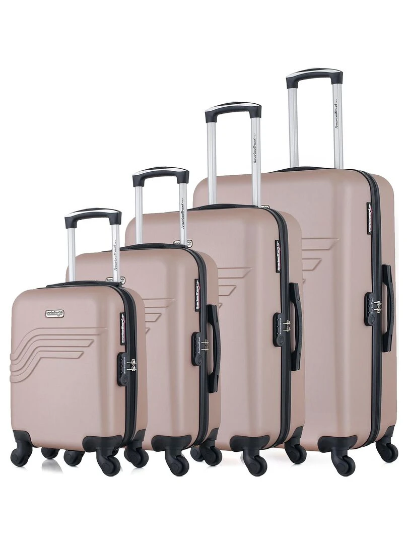 AMERICAN TRAVEL SET DE 4 QUEENS M Rose