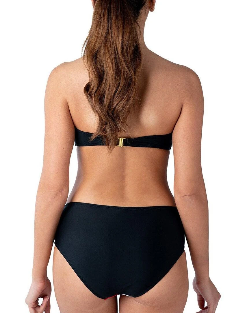 Culotte de bain taille haute Zaragosa   Noir