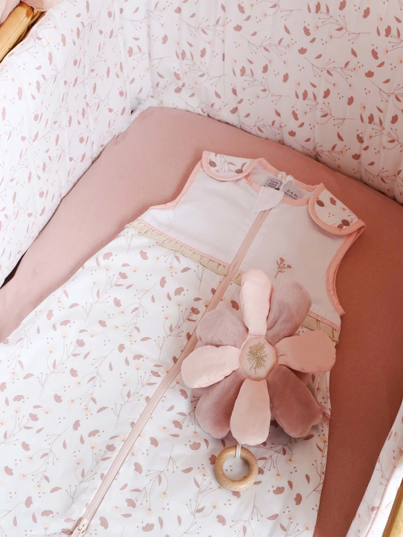 Tour De Lit Bébé Kinousses   Rose