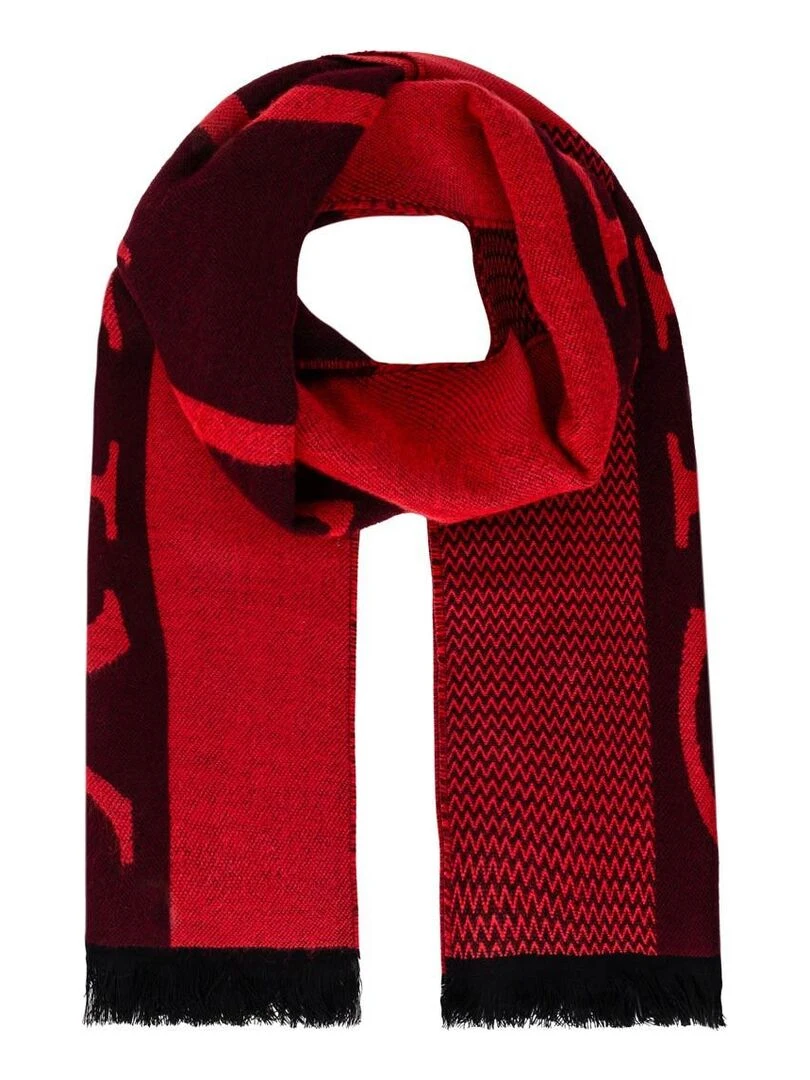Echarpe Scribe Fabriqué en France Rouge