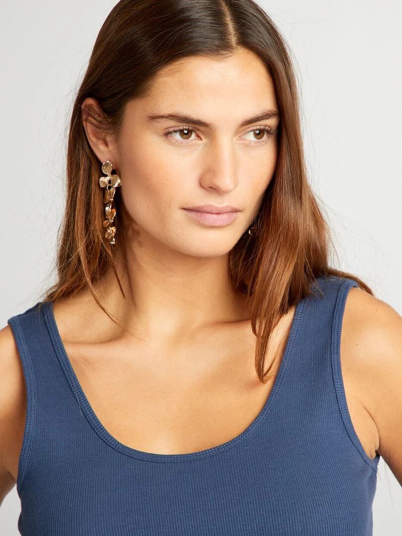 Débardeur sans manches   bleu foncé