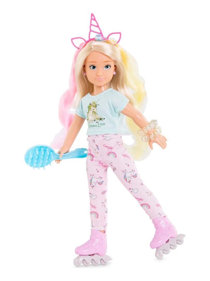 Ensemble Accessoires Coiffure Arc en ciel pour poupée Corolle Girls N/A