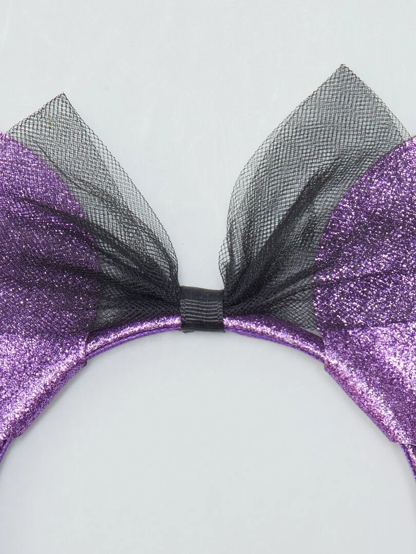 Serre tête 'Minnie' 'Halloween'   Violet