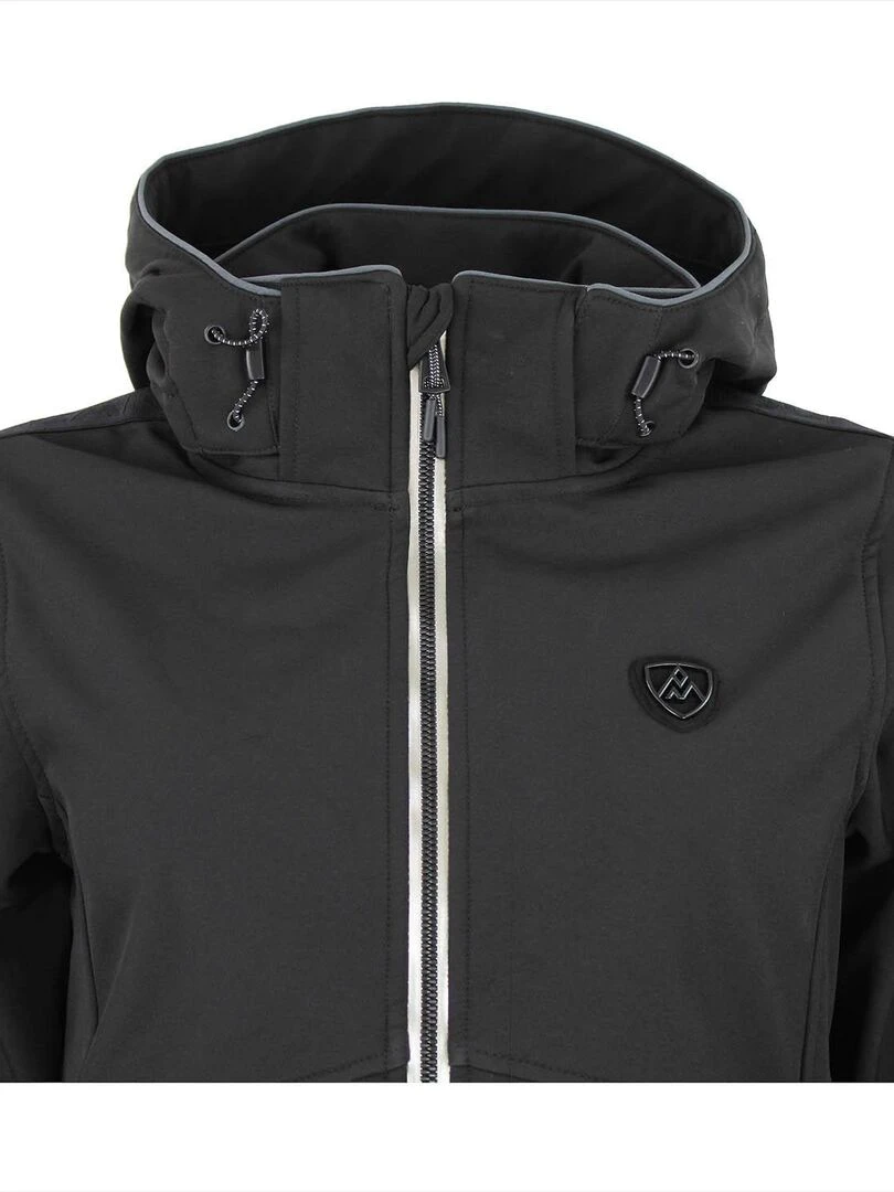 Blouson softshell ARGAN   PEAK MOUNTAIN   Noir Noir