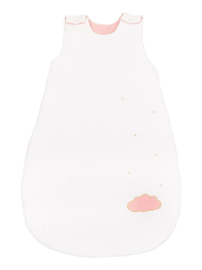Gigoteuse en coton SAUTHON Blanc Rose