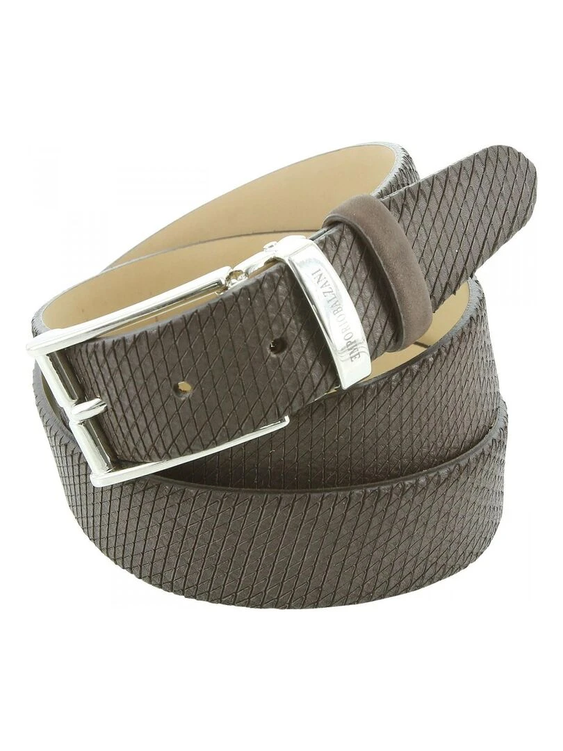 Ceinture en cuir SNAKE Marron