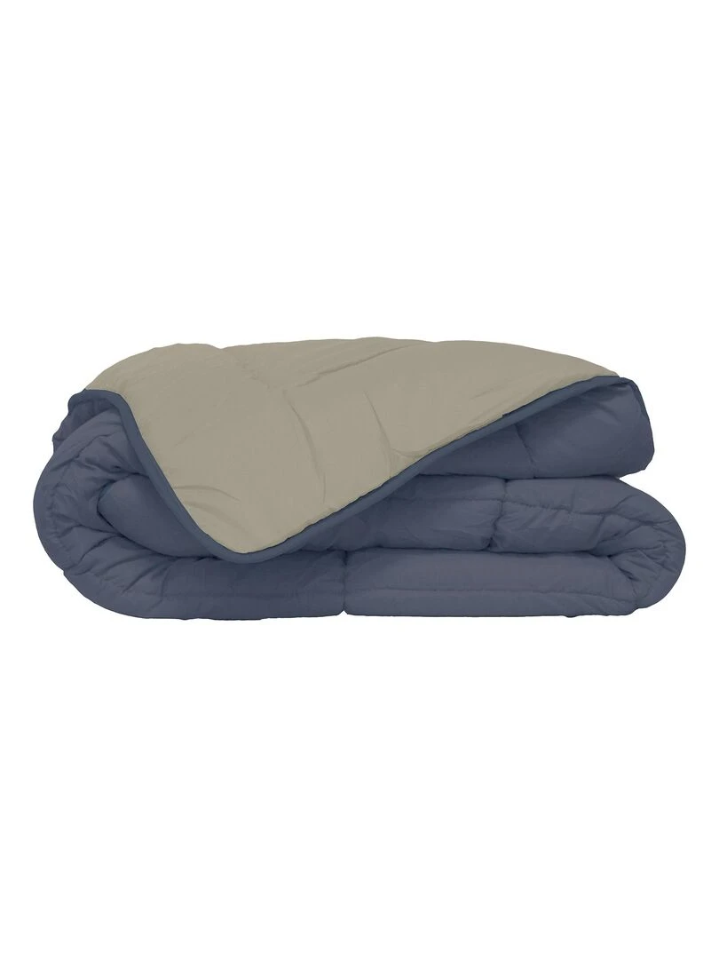 Couette d'été en microfibre bicolore Bleu pétrole