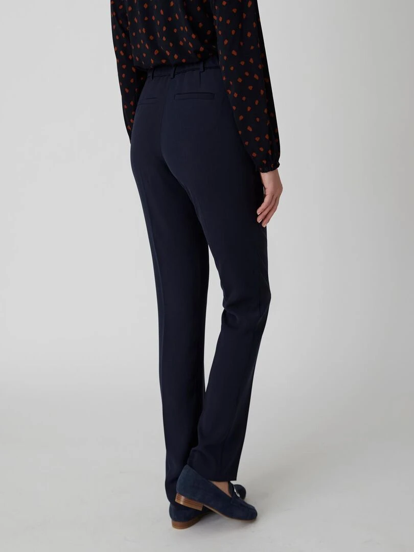 Pantalon chic facile à vivre   Damart   Bleu marine
