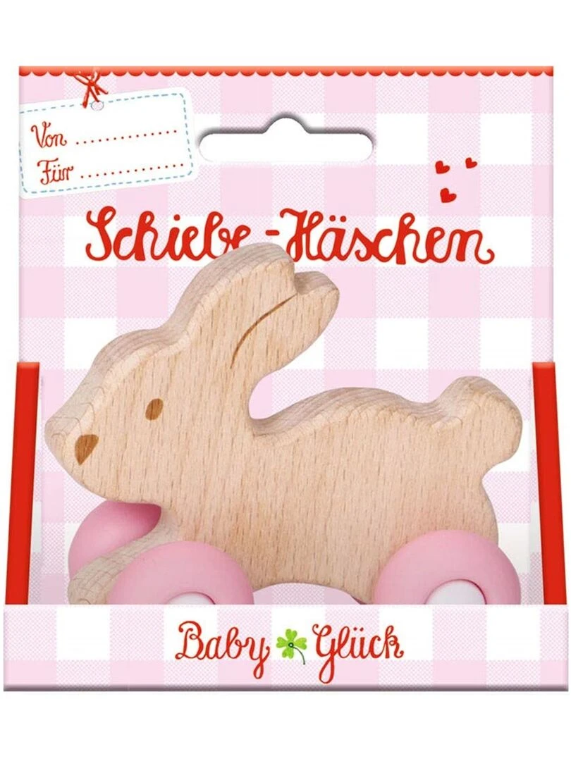 BabyGlück Lapin à tirer en Bois N/A