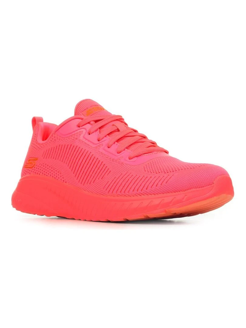 Baskets Skechers Bobs Squad Chaos Cool Rythms Rose