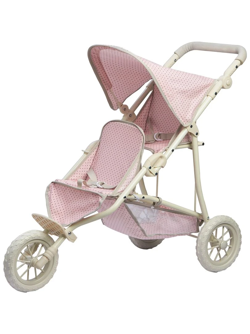Poussette double pour poupée poupon de 40cm jeux d’imitation jouet Olivia's Little World OL 00004 N/A