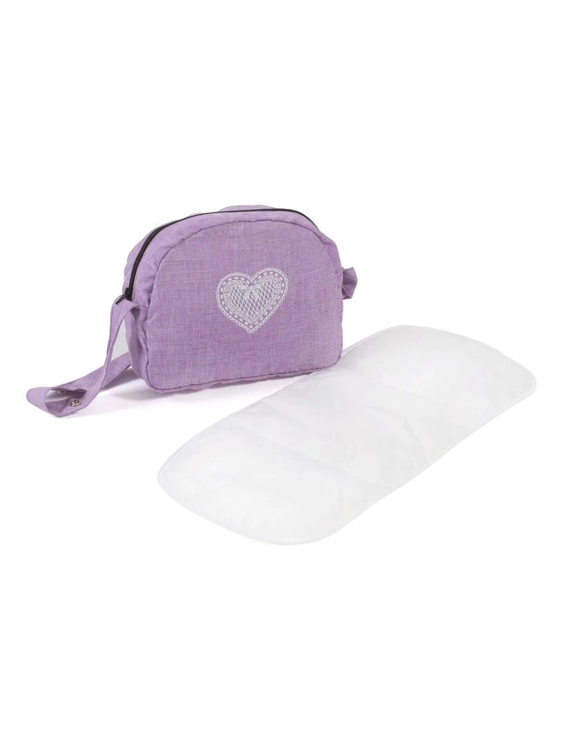 Sac à langer pour poussettes de poupées Mélange violet N/A