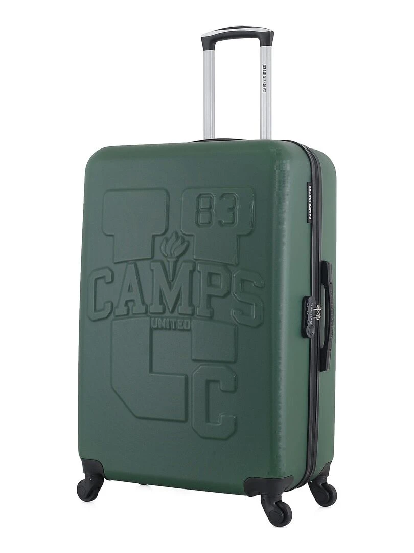 CAMPS UNITED   SET DE 3 VALISES ABS MASSACHUSETTS   Vert foncé