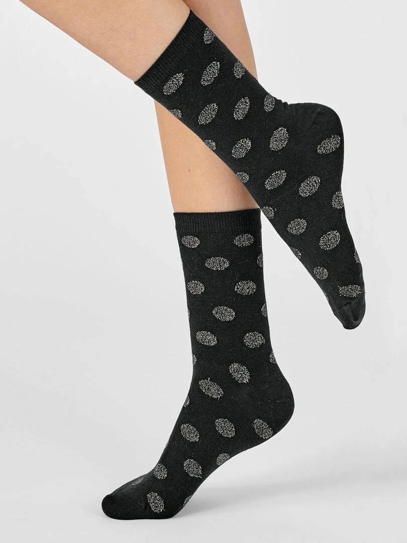 Lot de 2 paires de chaussettes fantaisie Damart Vert