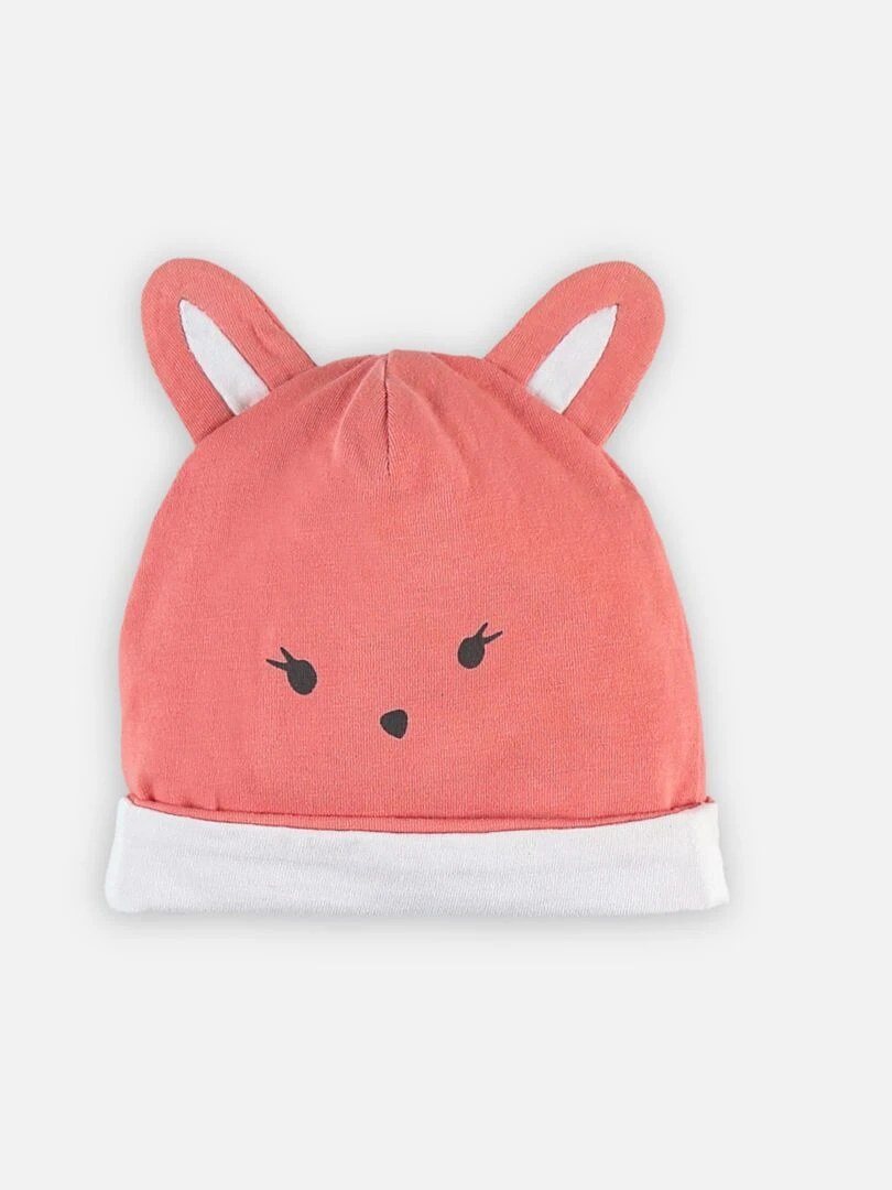 Bonnet en coton   Noukie's   Rose