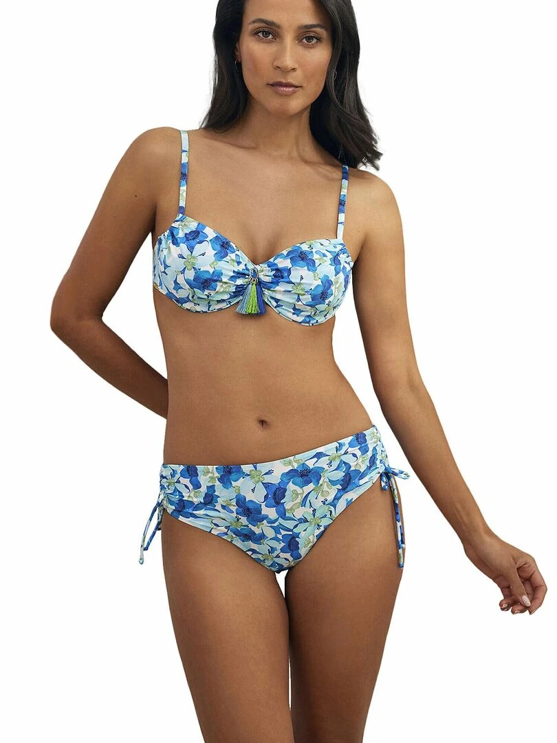 Haut maillot de bain emboîtant Rosé   Bleu