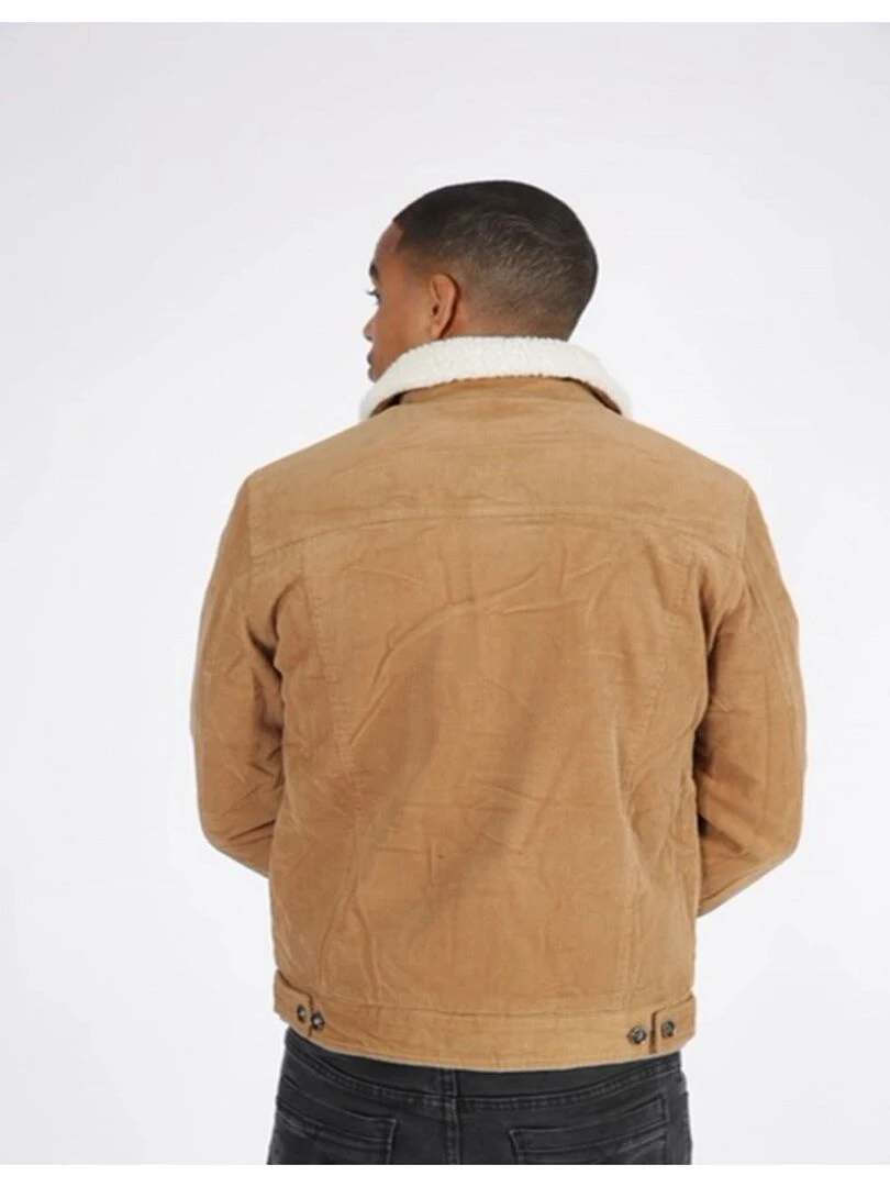 Veste sherpa Kebello Beige