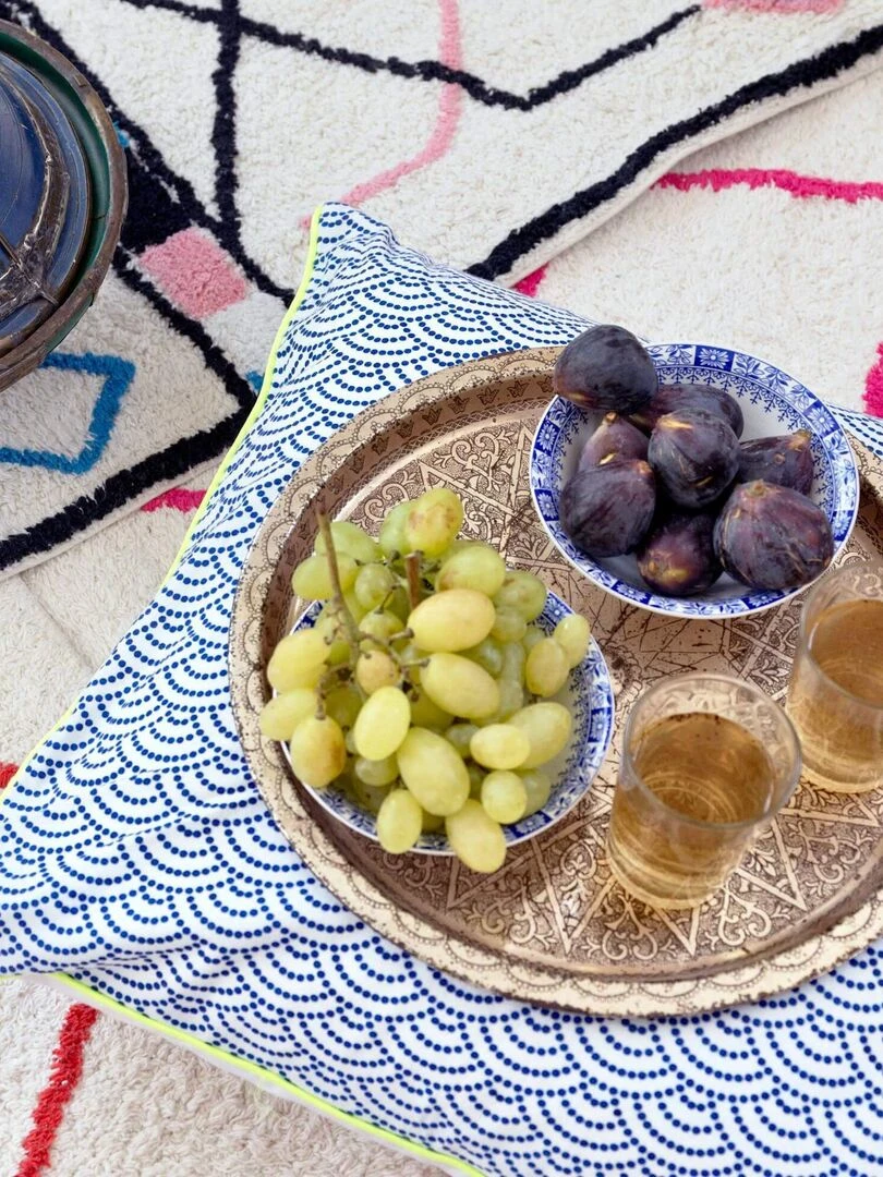 Housse de coussin décoratif Strelitzia "Happyfriday"   Blanc