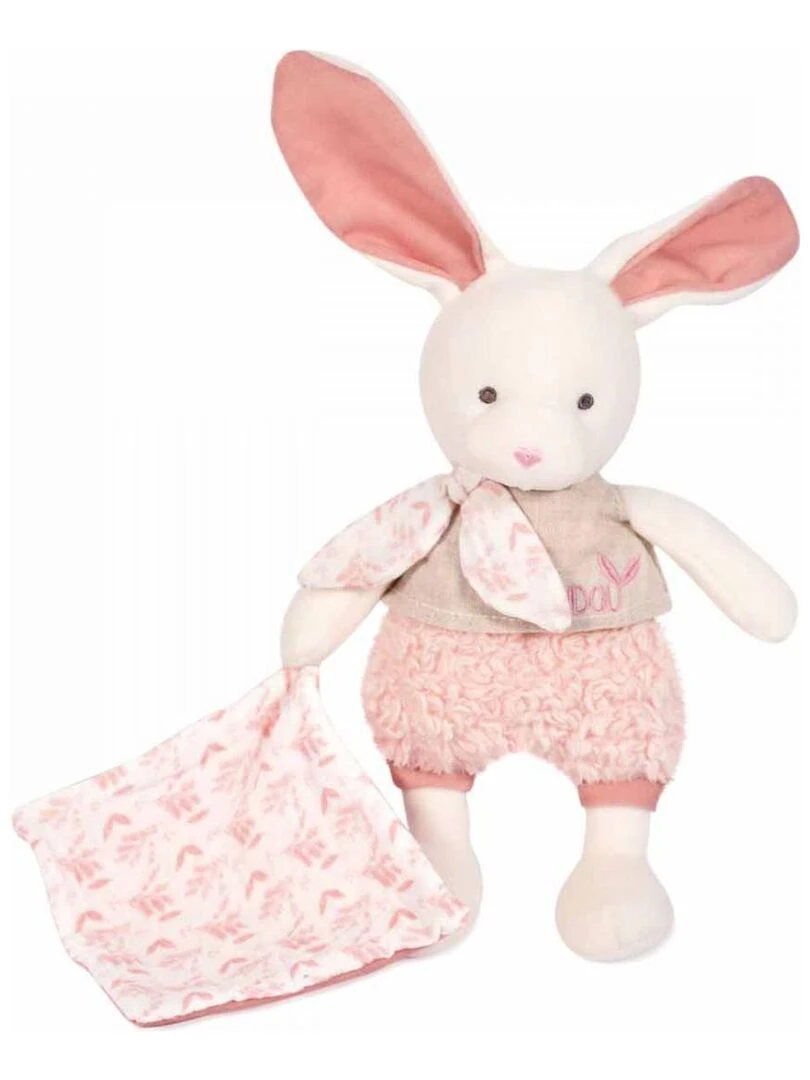Doudou botanic bio lapin mm avec doudou rose N/A