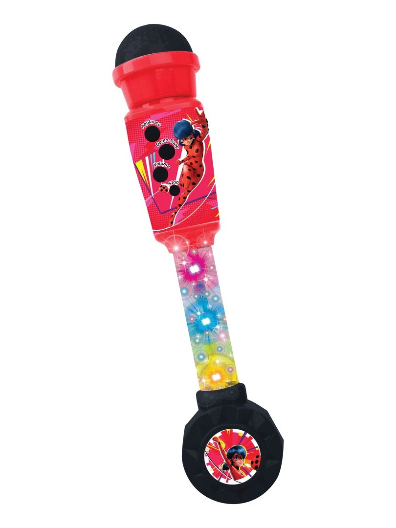 Microphone Miraculous Avec Tube Lumineux Enceinte (entrée Auxiliaire) Mélodies Et Effets Sonores N/A