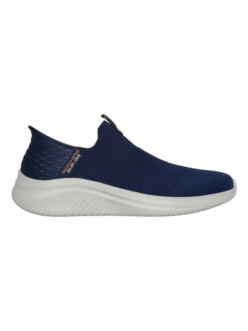 Basket à Enfiler Skechers Ultra Flex 3.0 Smooth Step Bleu