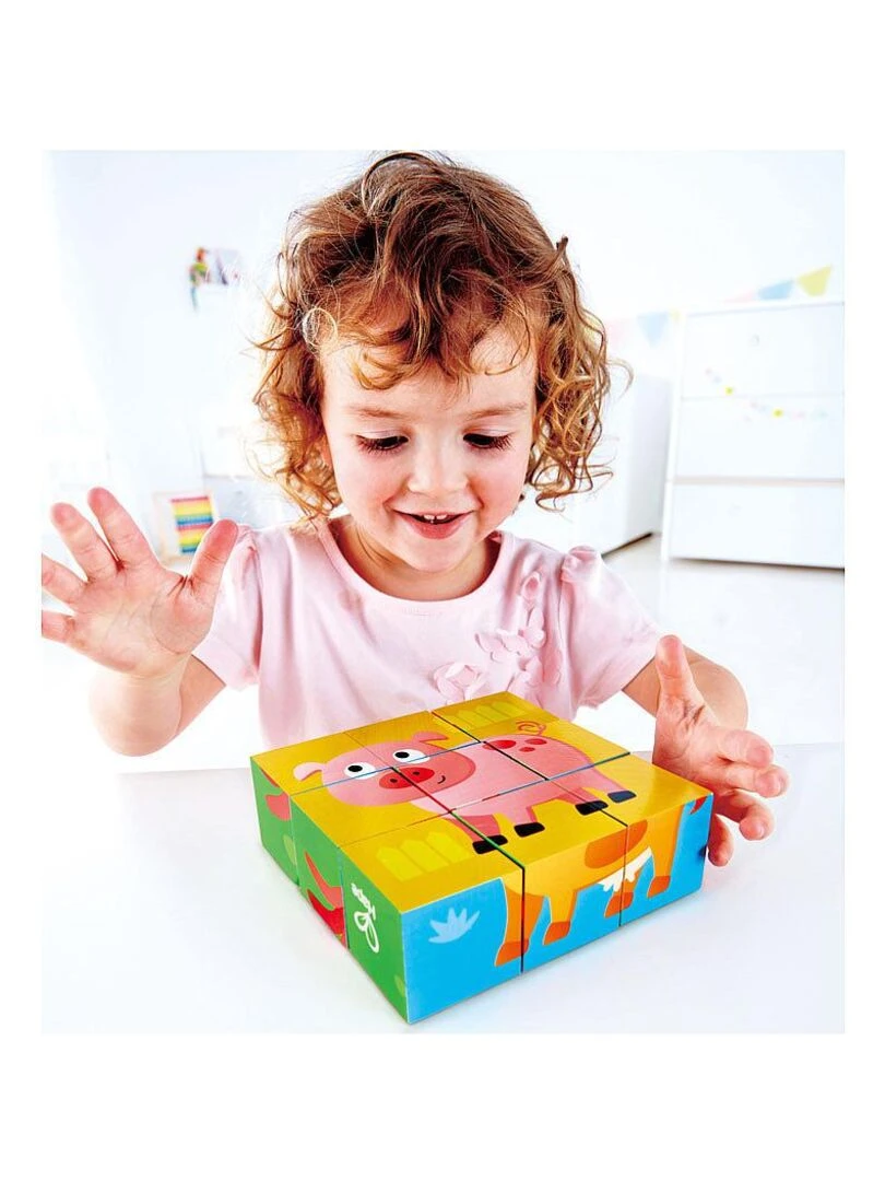 Puzzle cubes animaux de la ferme   N/A