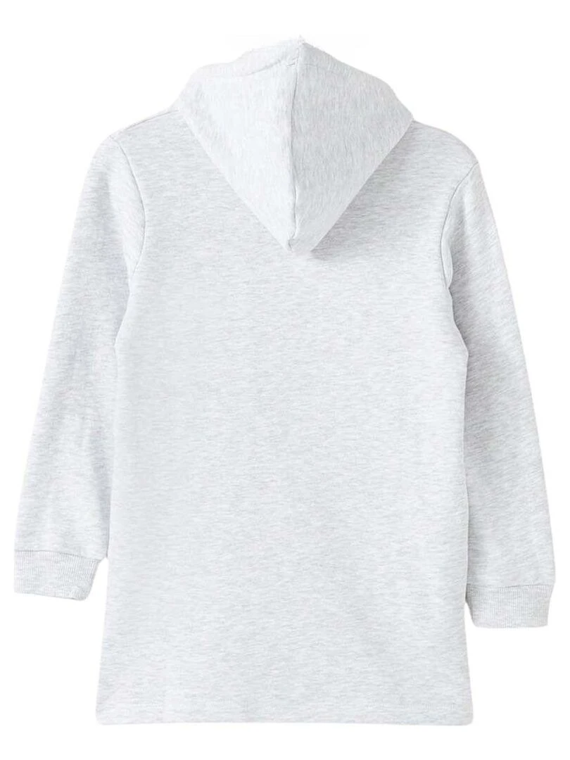 Disney Robe Pull fille imprimé Minnie en coton Gris
