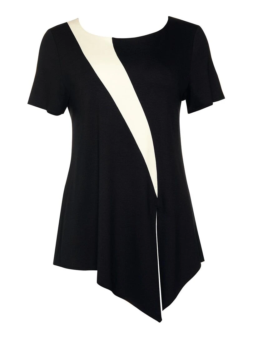 Top manches courtes Guaraja noir   Noir