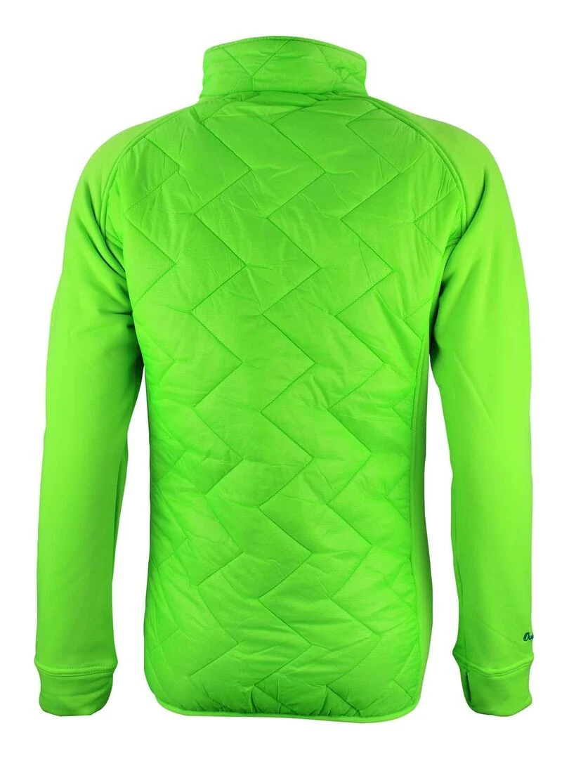 Blouson polarshell bimatière femme ACER Vert anis