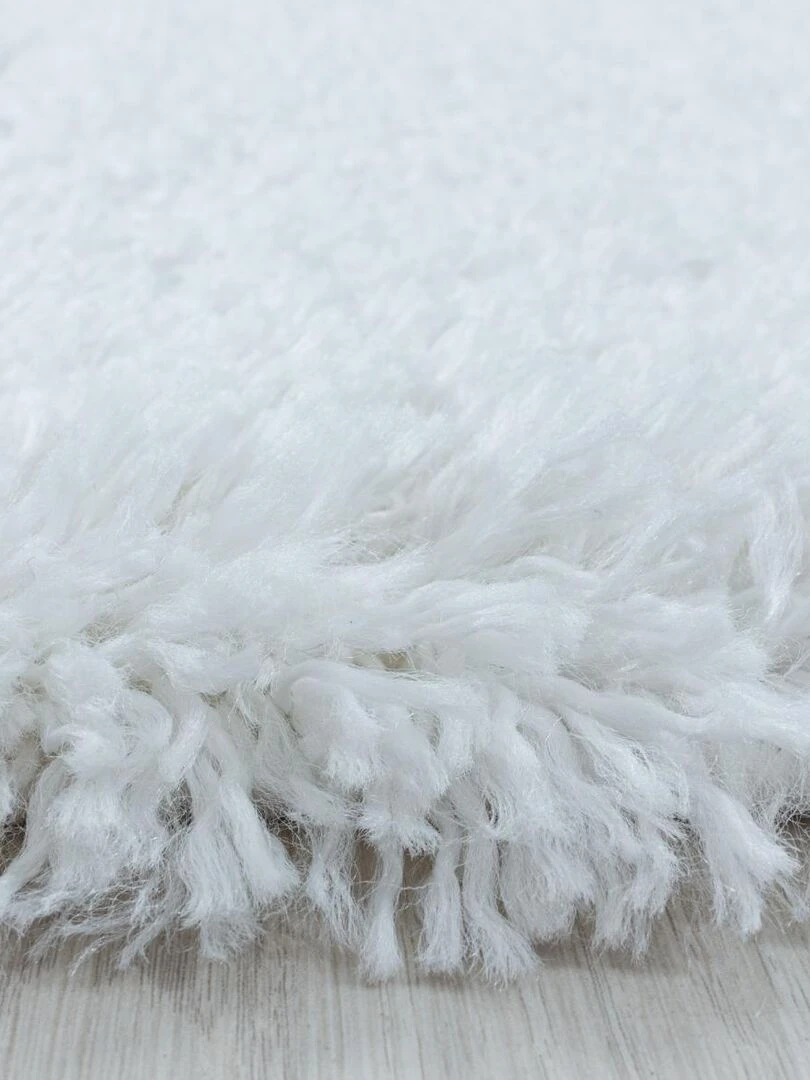 Tapis shaggy UNI B OEKO TEX®   Blanc