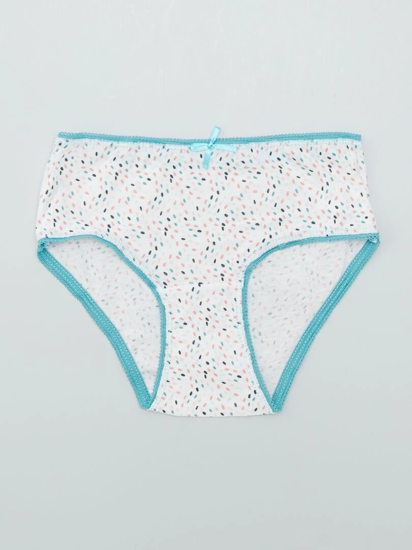 Lot de culottes en coton   5 pièces   Vert