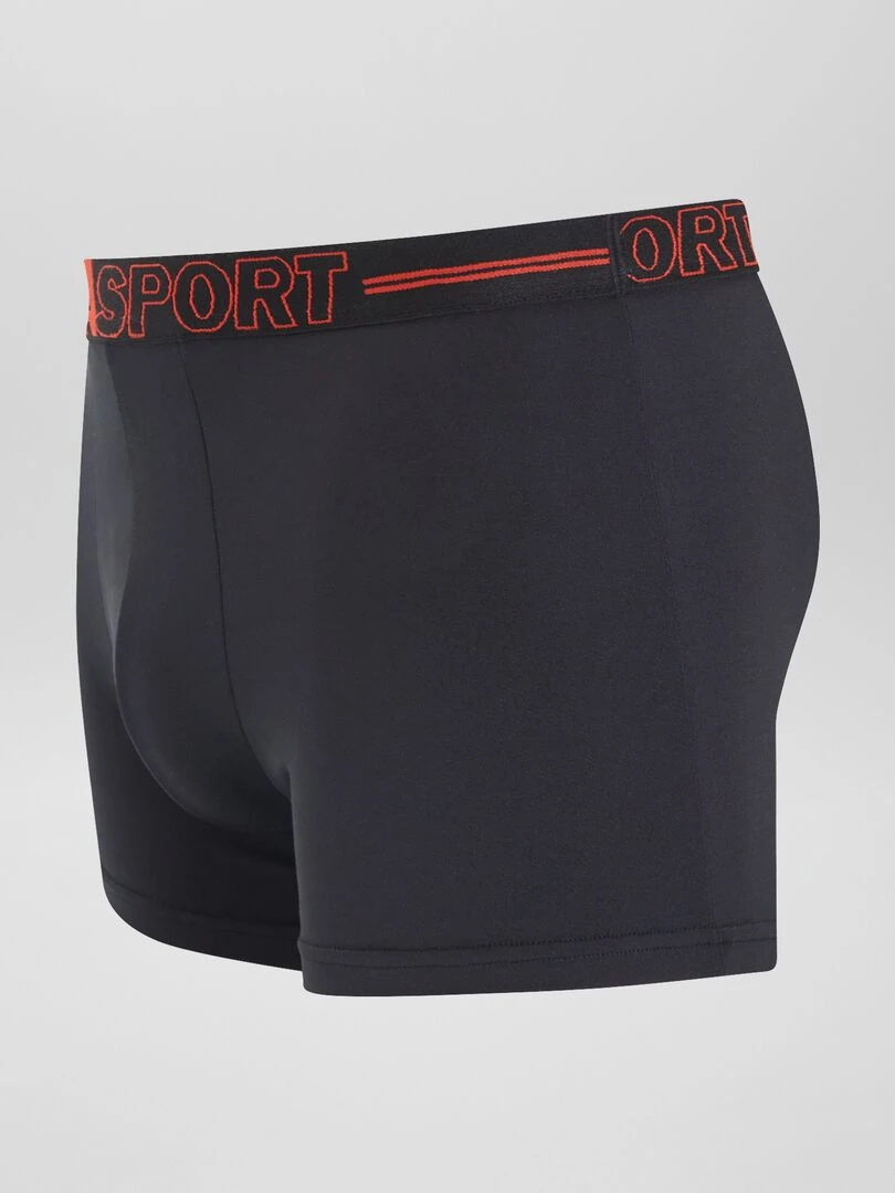 Lot de 3 boxers 'Athena'   Noir