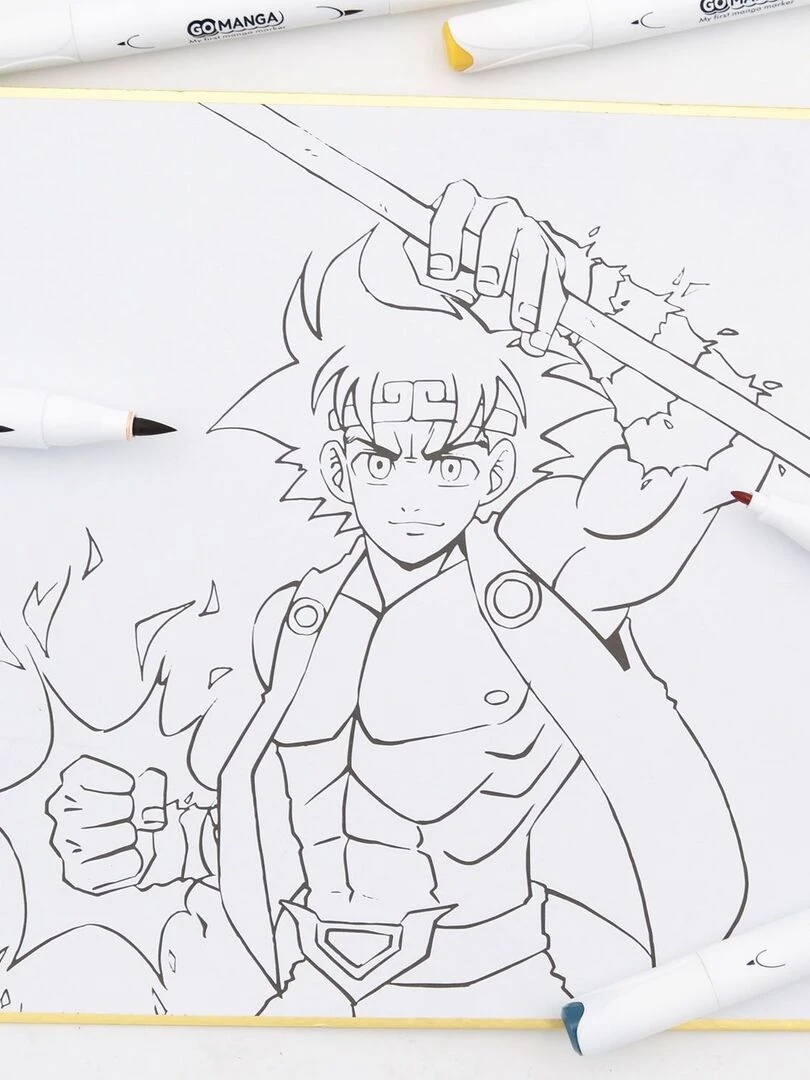 Kit de dessin My Hero Go Manga   Kyo   N/A