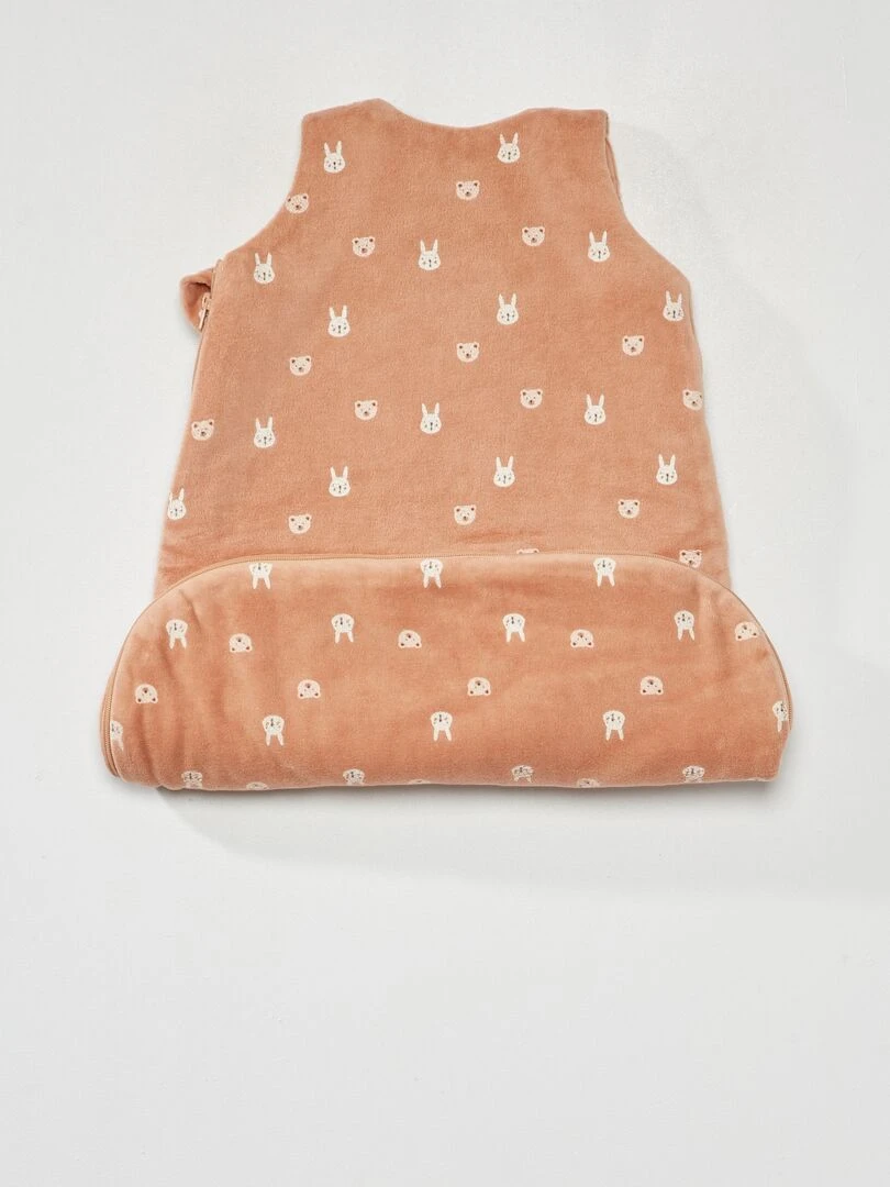 Gigoteuse chaude en velours   TOG 2.5   Marron