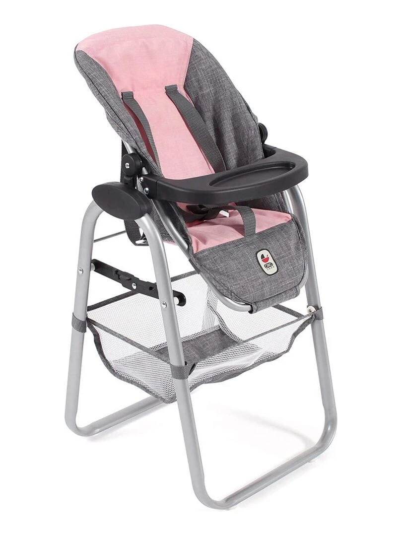 Chaise Haute Melange Gris Rose N/A