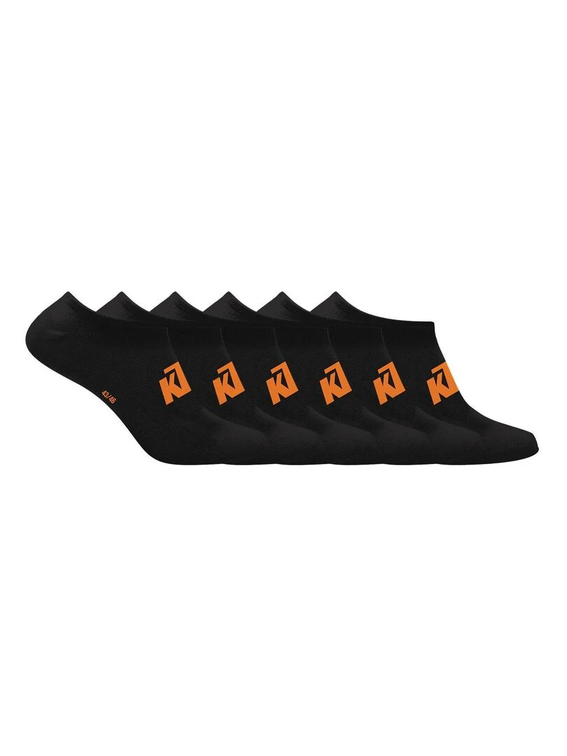 Lot de 6 Paires de Tiges Courtes homme Ktm Noir