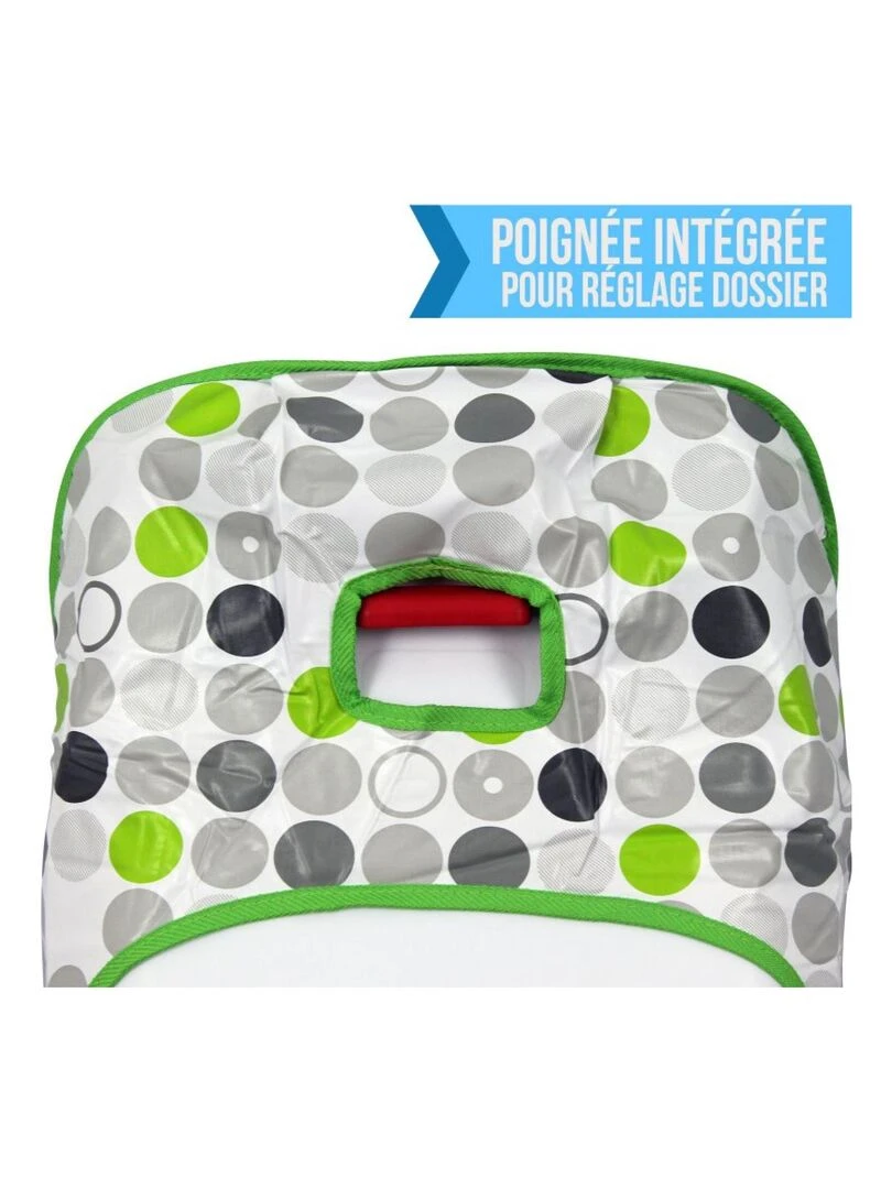 Housse d'assise pour chaise haute bébé enfant gamme Ptit   Monsieur Bébé   Vert