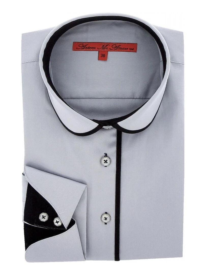 Chemise napolitaine ASHLEY Gris