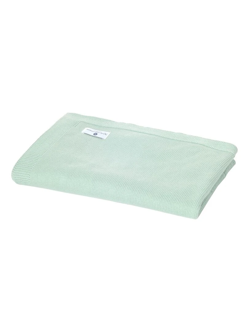 Couverture bébé nuage en coton 70 x 100 cm   Vert